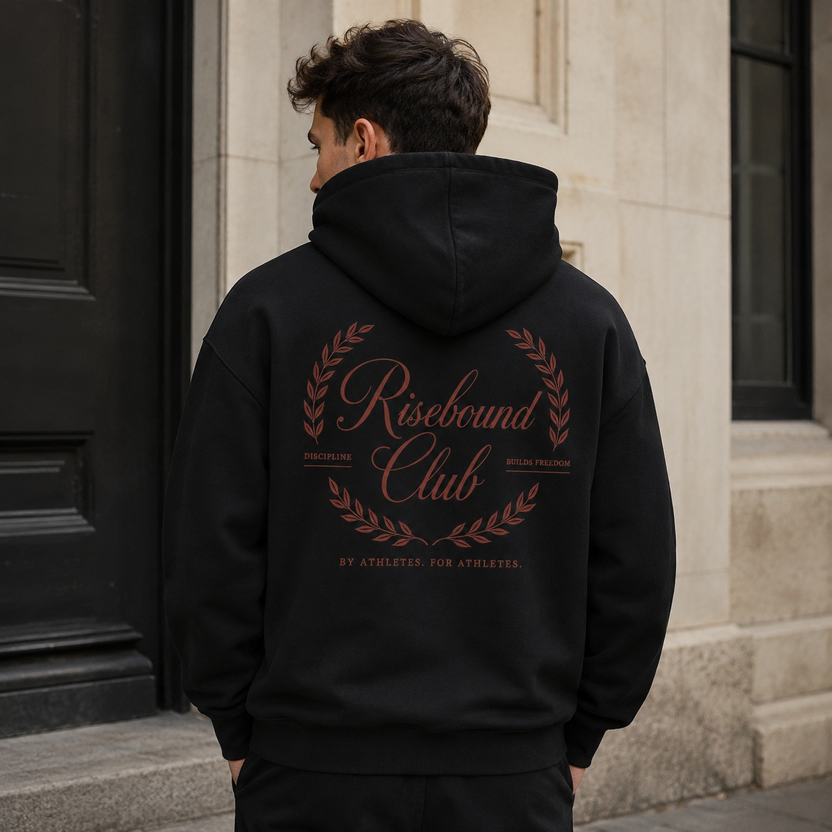 RiseBound Club | Oversized Zipper Hoodie