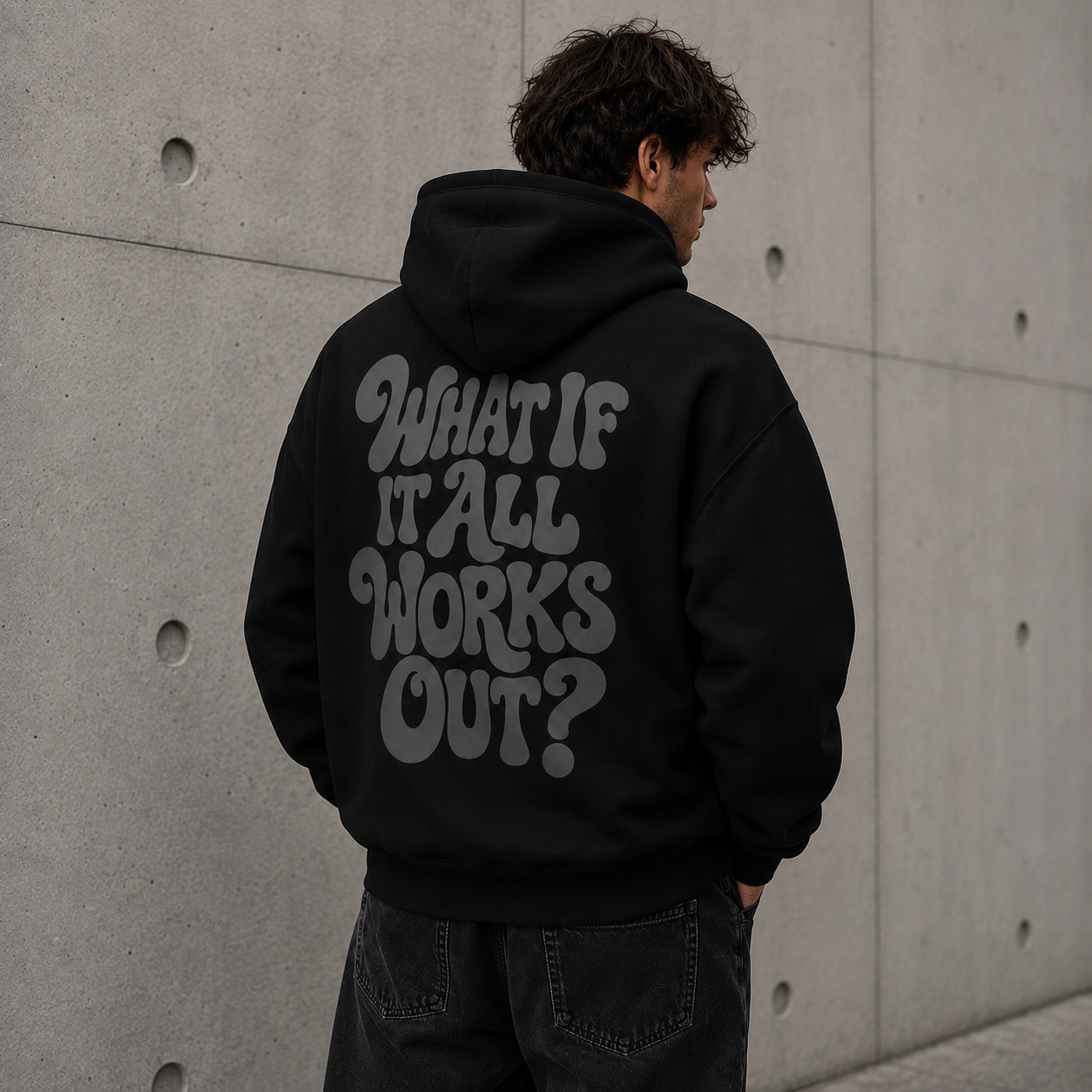 What If It All Works Out? | Oversize- Hoodie