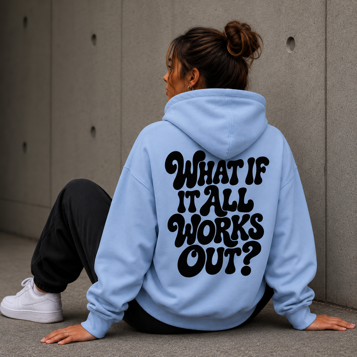 What If It All Works Out? | Oversize- Hoodie